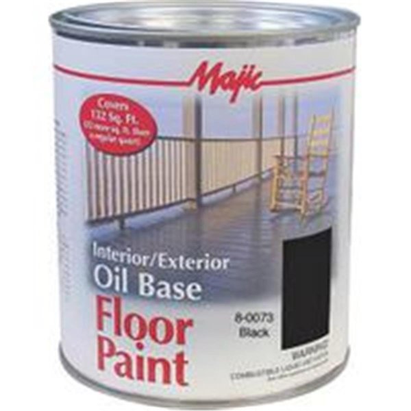 Majic Paints Majic Paints 8-0076-2 Tile Red Interior & Exterior Oil Base Floor Paint 52752007622